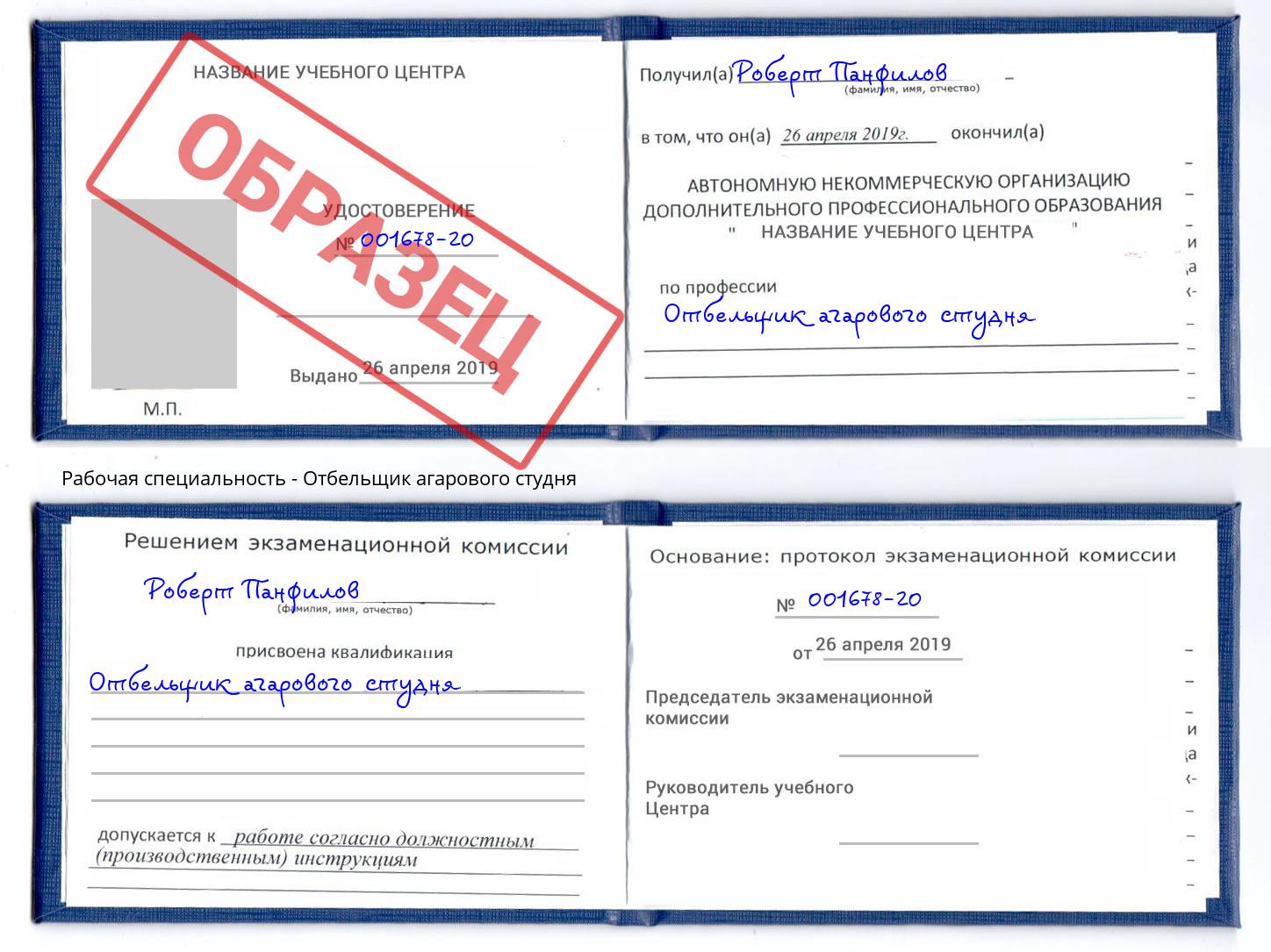 Отбельщик агарового студня Можга